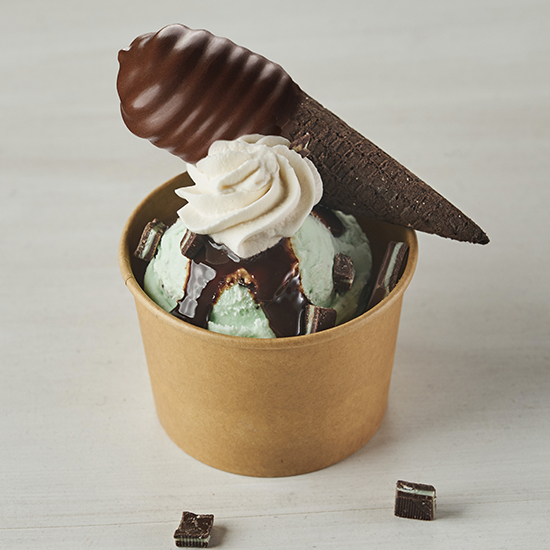 Double Dipper Mint Chipper Sundae