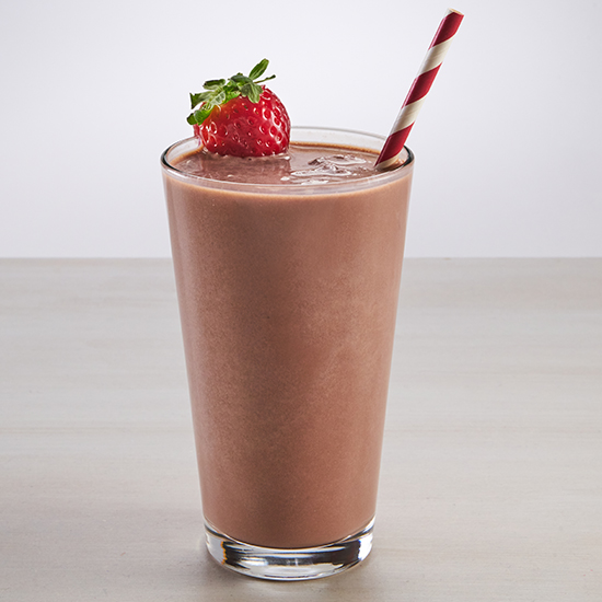 Dark Chocolate Strawberry Shake