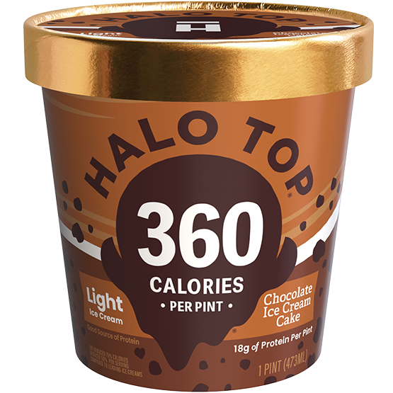 Chocolate Ice Cream Cake in packaging