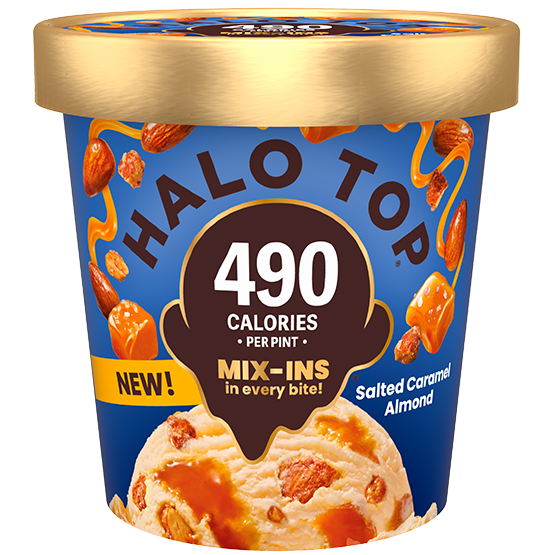 Salted Caramel Almond in packaging
