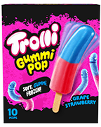 Trolli® Gummi Pop Grape Strawberry