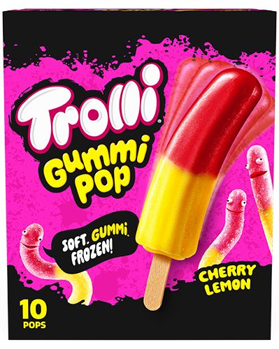 Trolli®&nbsp;Gummi Pop<br>
Cherry Lemon