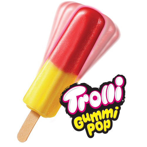 Trolli® Gummi Pop  Cherry Lemon