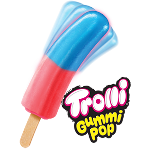 Trolli® Gummi Pop Grape Strawberry