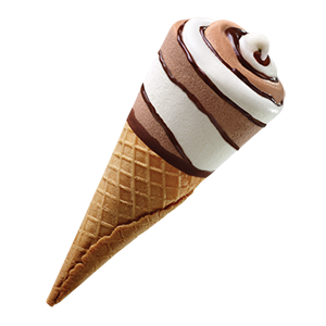 Twist Cone Chocolate Vanilla