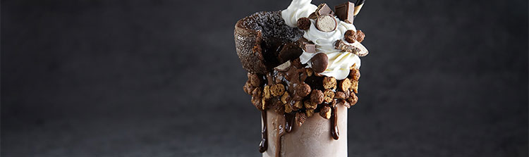 Chocolate Volcano Shake