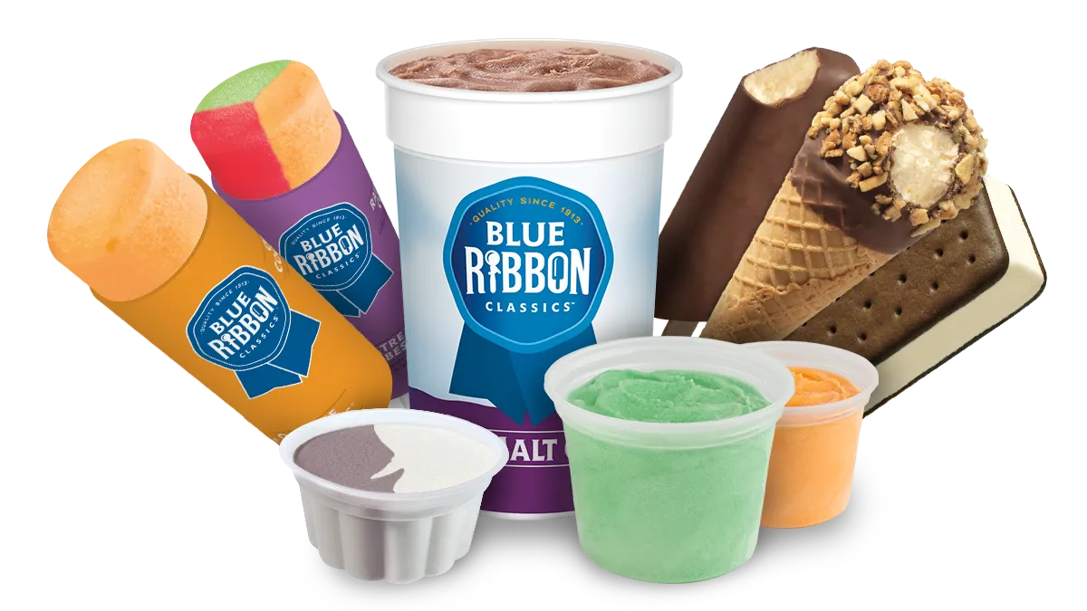 An array of Blue Ribbon Classics products
