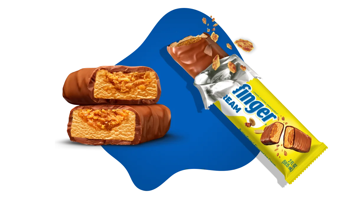 An array of Butterfinger products