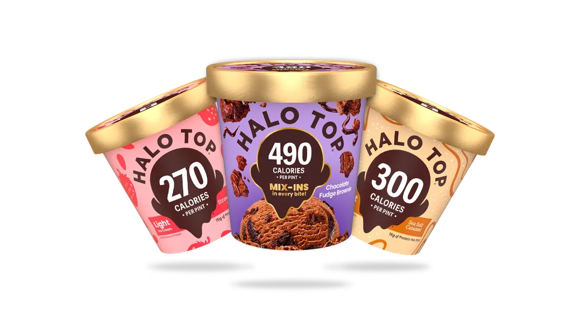 An array of Halo Top products