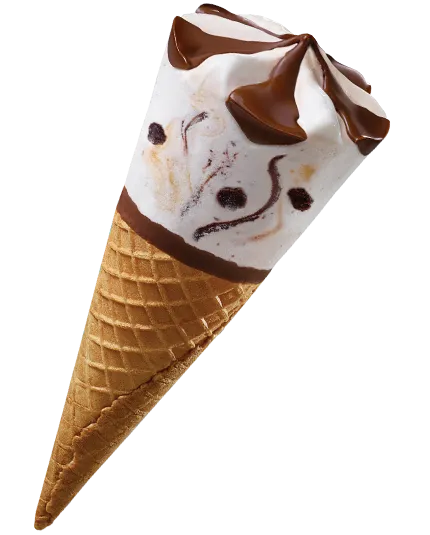 King Size Cone Brownie Sundae