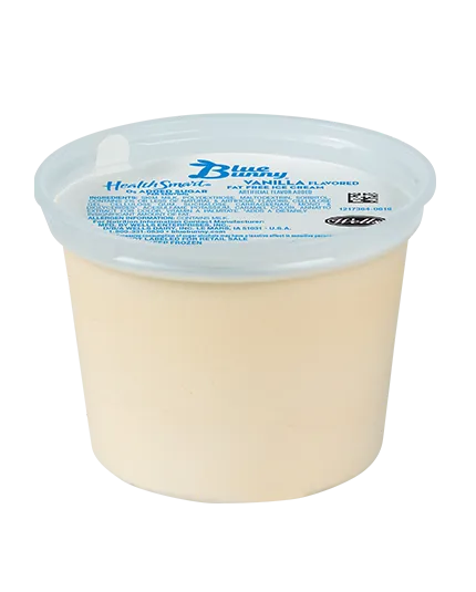 Health Smart® Vanilla  Fat Free No Sugar Added  Ice Cream Cup