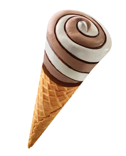 Soft Cone Chocolate Vanilla