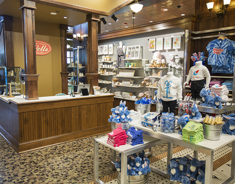 Wells Visitor Center gift shop